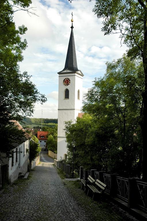 Gasthof Adler Schillingsfürst Exteriör bild