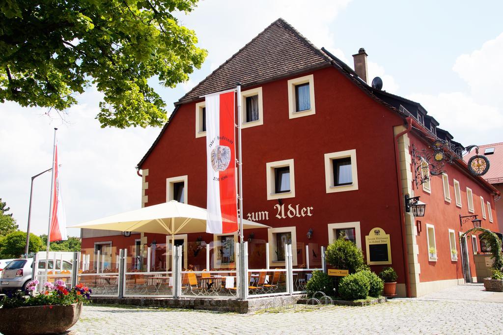 Gasthof Adler Schillingsfürst Exteriör bild
